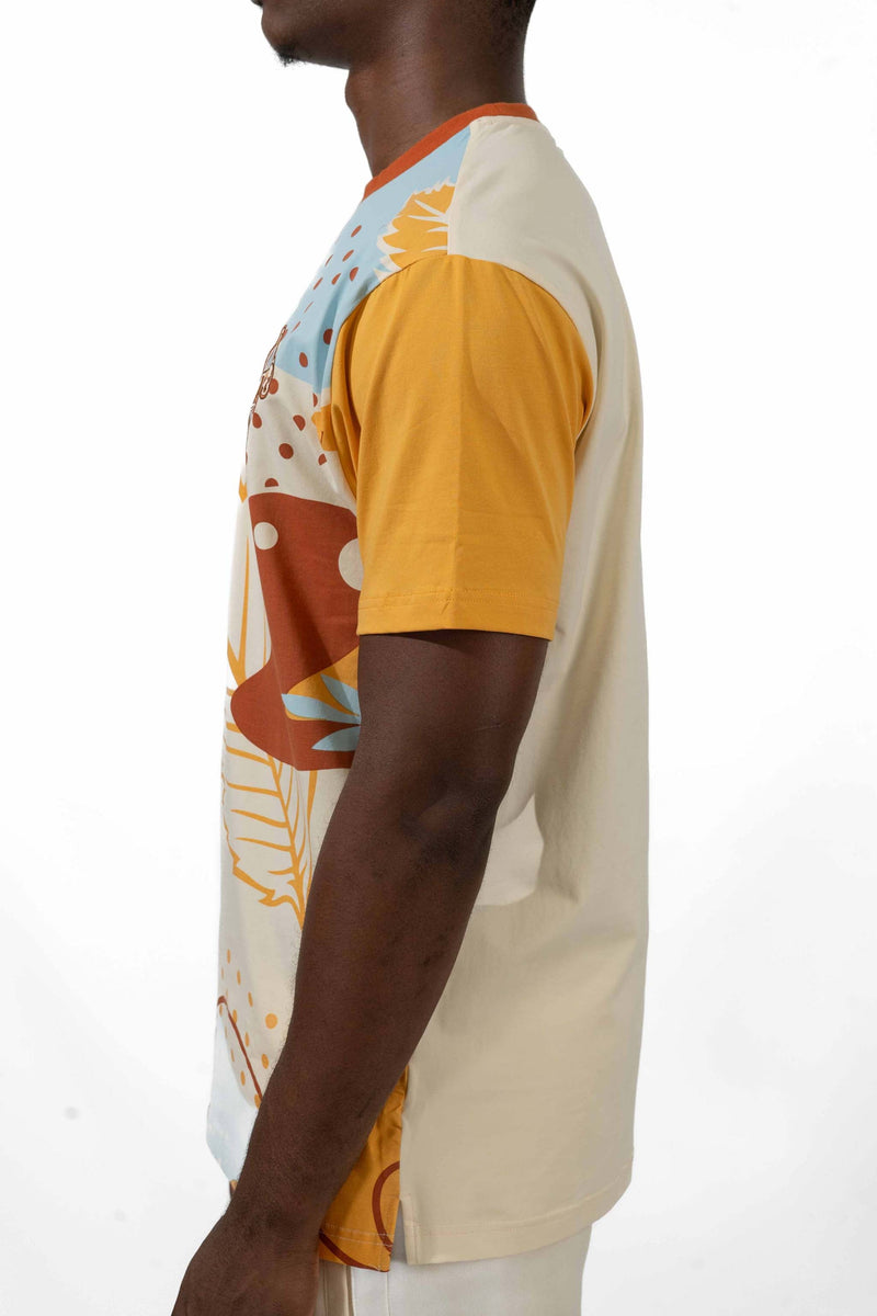 BLAC LEAF AOP ABSTRACT SHIRT B&T