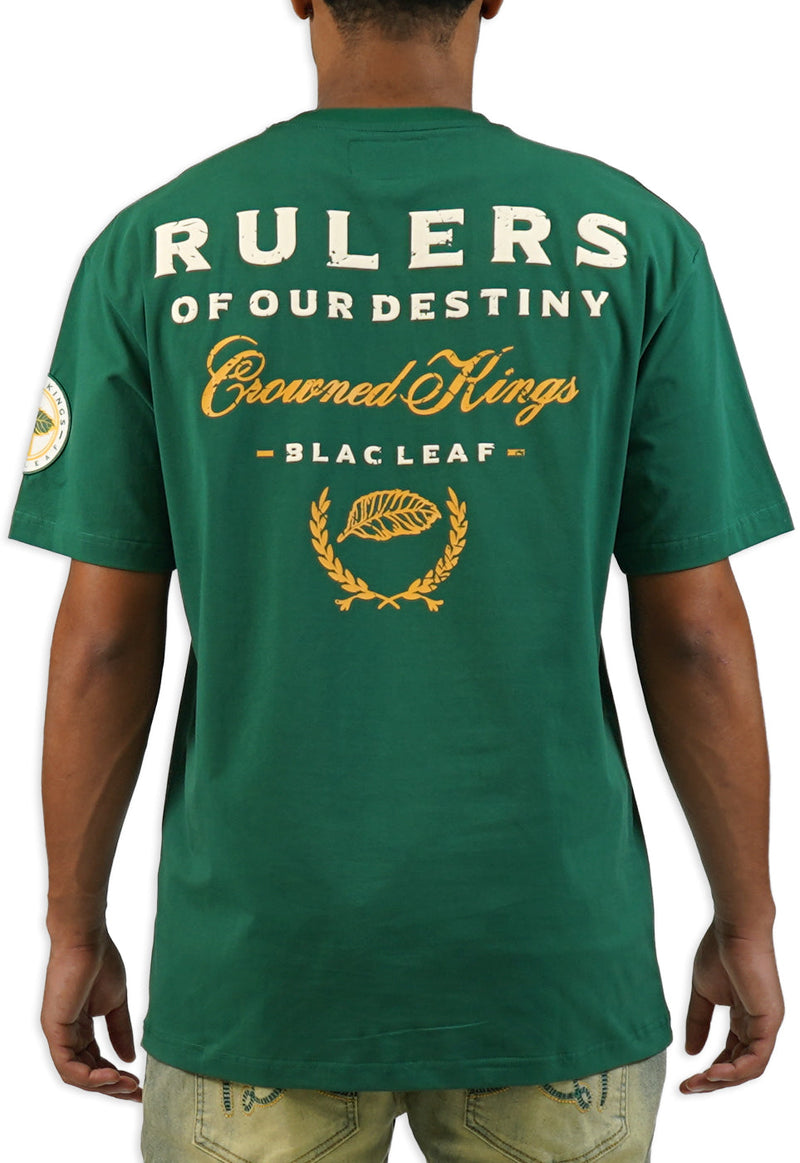BLAC LEAF RULERS T-SHIRT GREEN