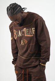 BUILT DIFFERENT CREWNECK BROWN (sweater)