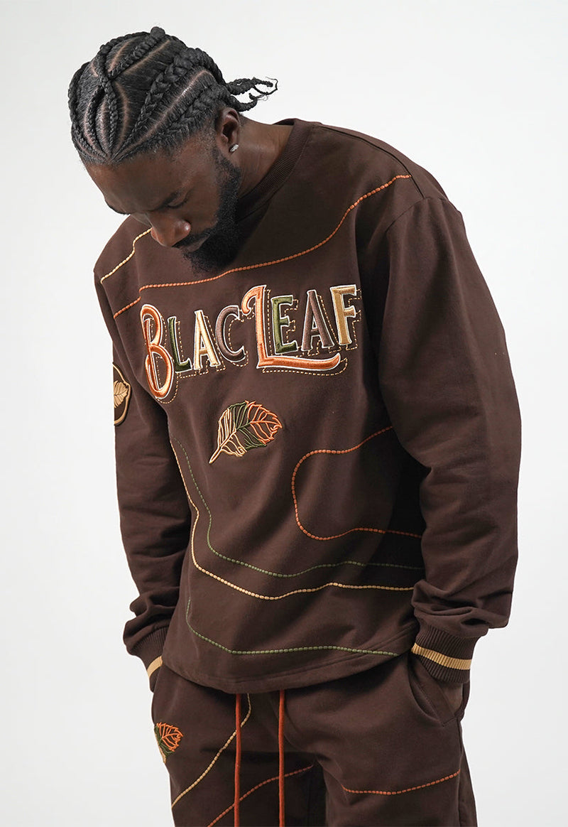 BUILT DIFFERENT CREWNECK BROWN (sweater)