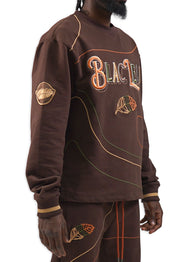 BUILT DIFFERENT CREWNECK BROWN (sweater)