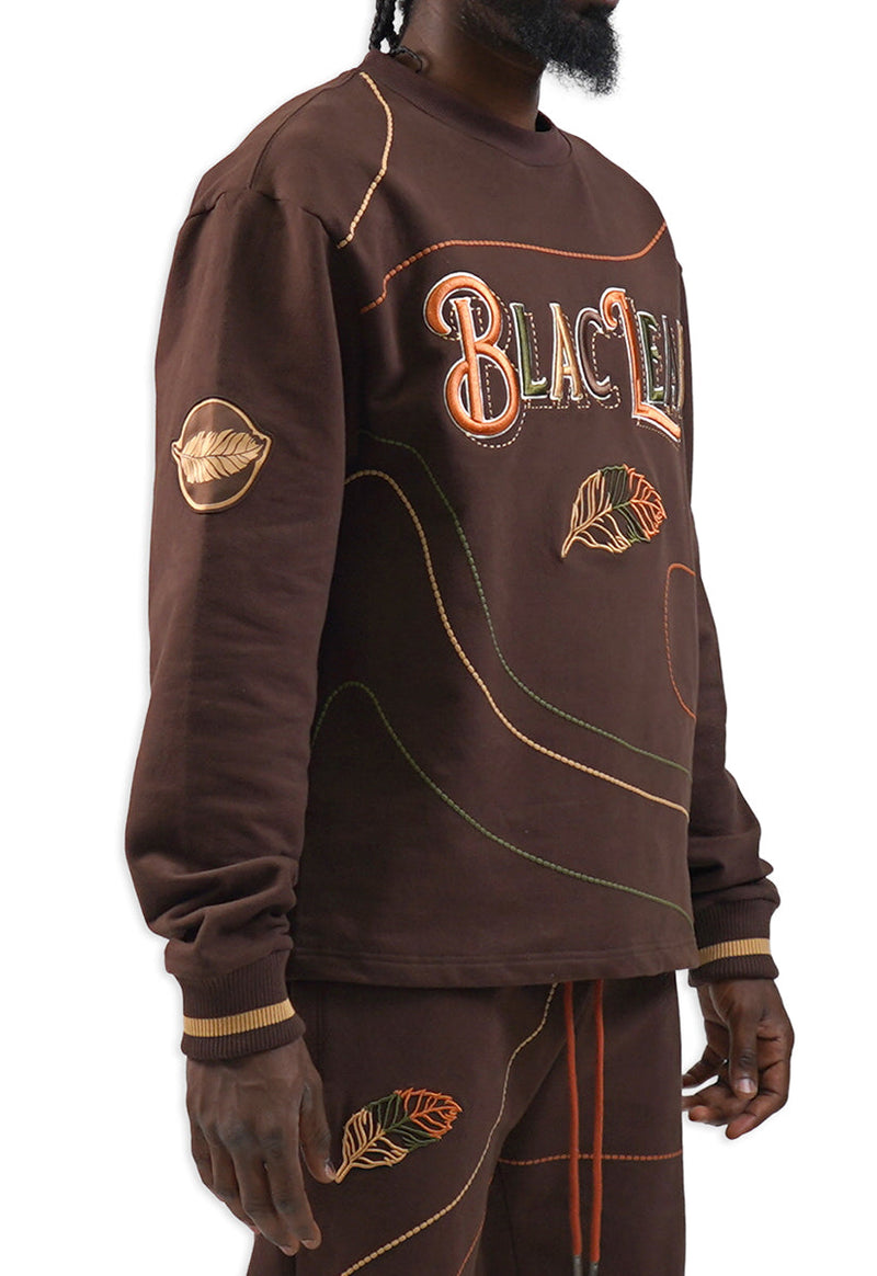 BUILT DIFFERENT CREWNECK BROWN (sweater)