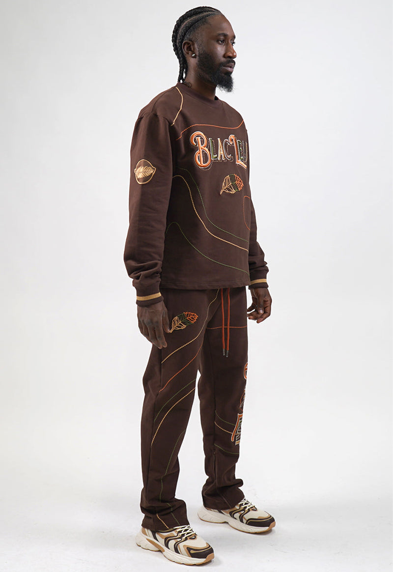 BUILT DIFFERENT CREWNECK BROWN (sweater)