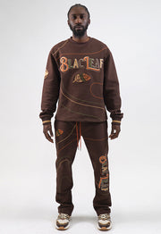 BUILT DIFFERENT CREWNECK BROWN (sweater)