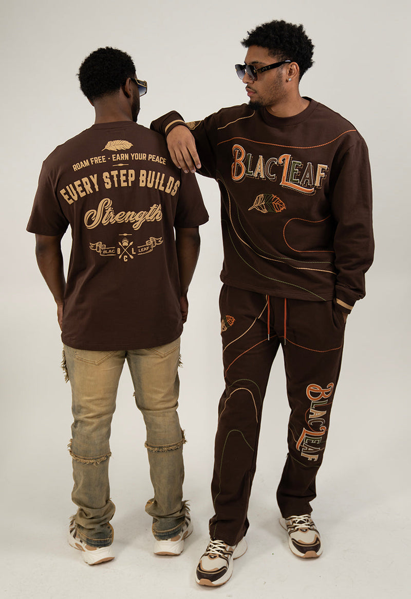 BUILT DIFFERENT CREWNECK BROWN (sweater)