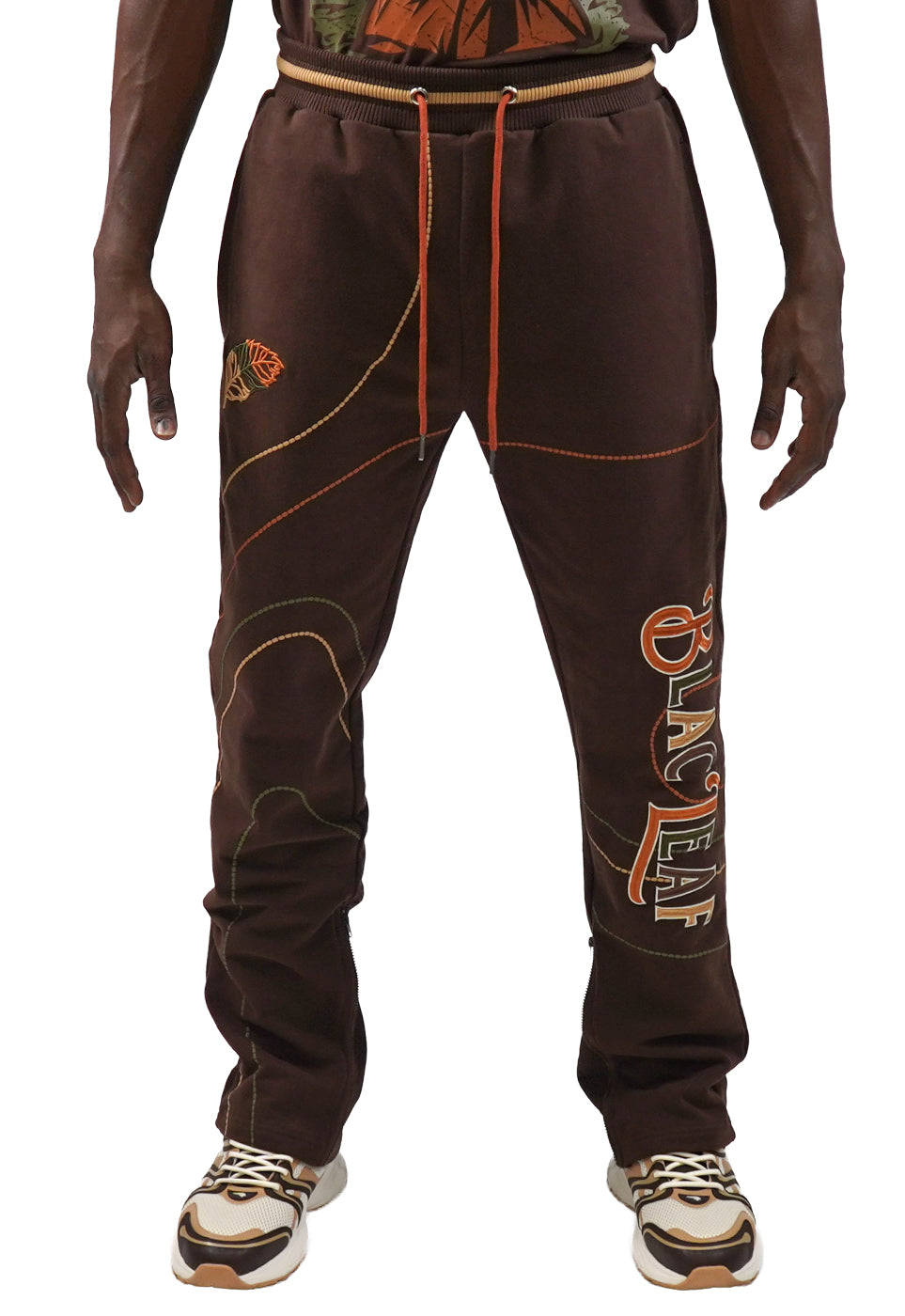 BUILT DIFFERENT SWEAT PANTS BROWN
