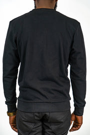 Back To Black Chenille Embroidery Crewneck (sweater)
