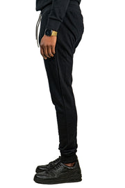 Back To Black Embroidery Knit Jogger