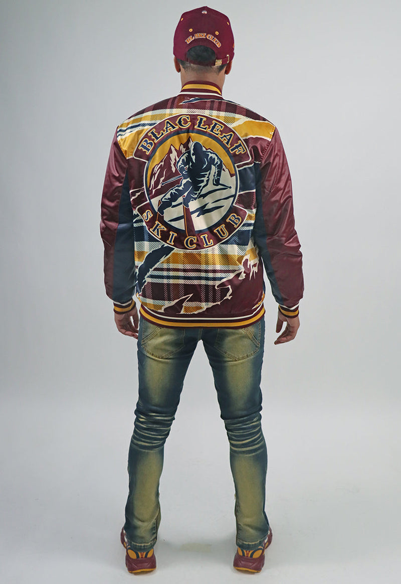 Blac Leaf Ski Club Bomber Jacket, Denim Jeans, Trucker Hat and G7 Sneakers Bundle