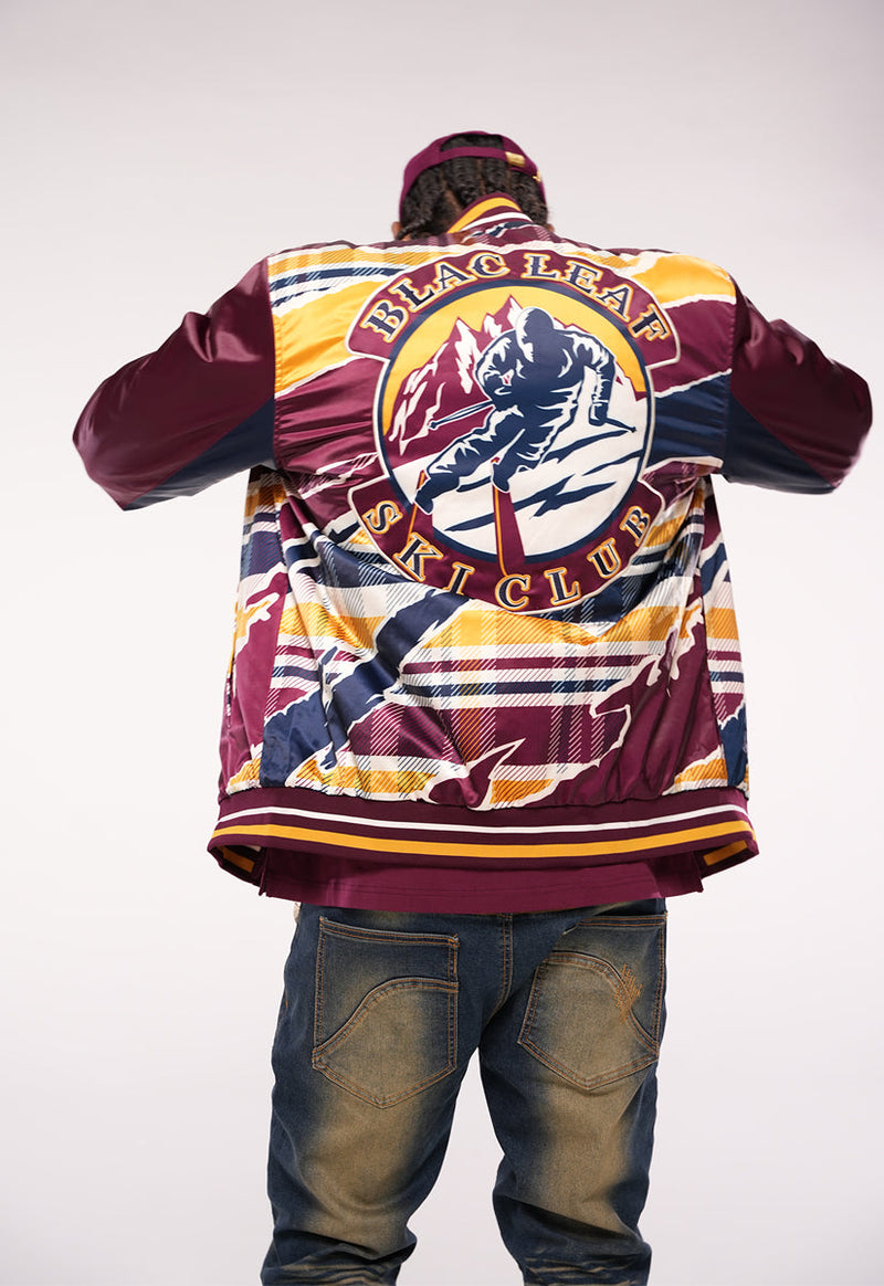 Blac Leaf Ski Club Bomber Jacket, Denim Jeans, Trucker Hat and G7 Sneakers Bundle
