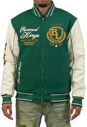 CROWNED KINGS BOMBER JACKET GREEN