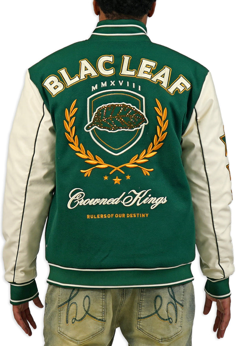 CROWNED KINGS BOMBER JACKET GREEN