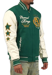 CROWNED KINGS BOMBER JACKET GREEN