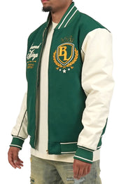 CROWNED KINGS BOMBER JACKET GREEN