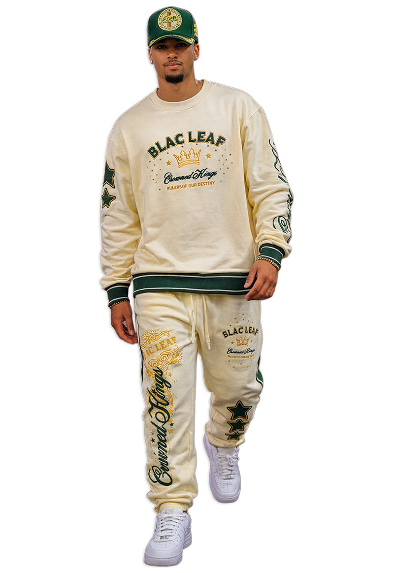 CROWNED KINGS CREWNECK CREAM (sweater)