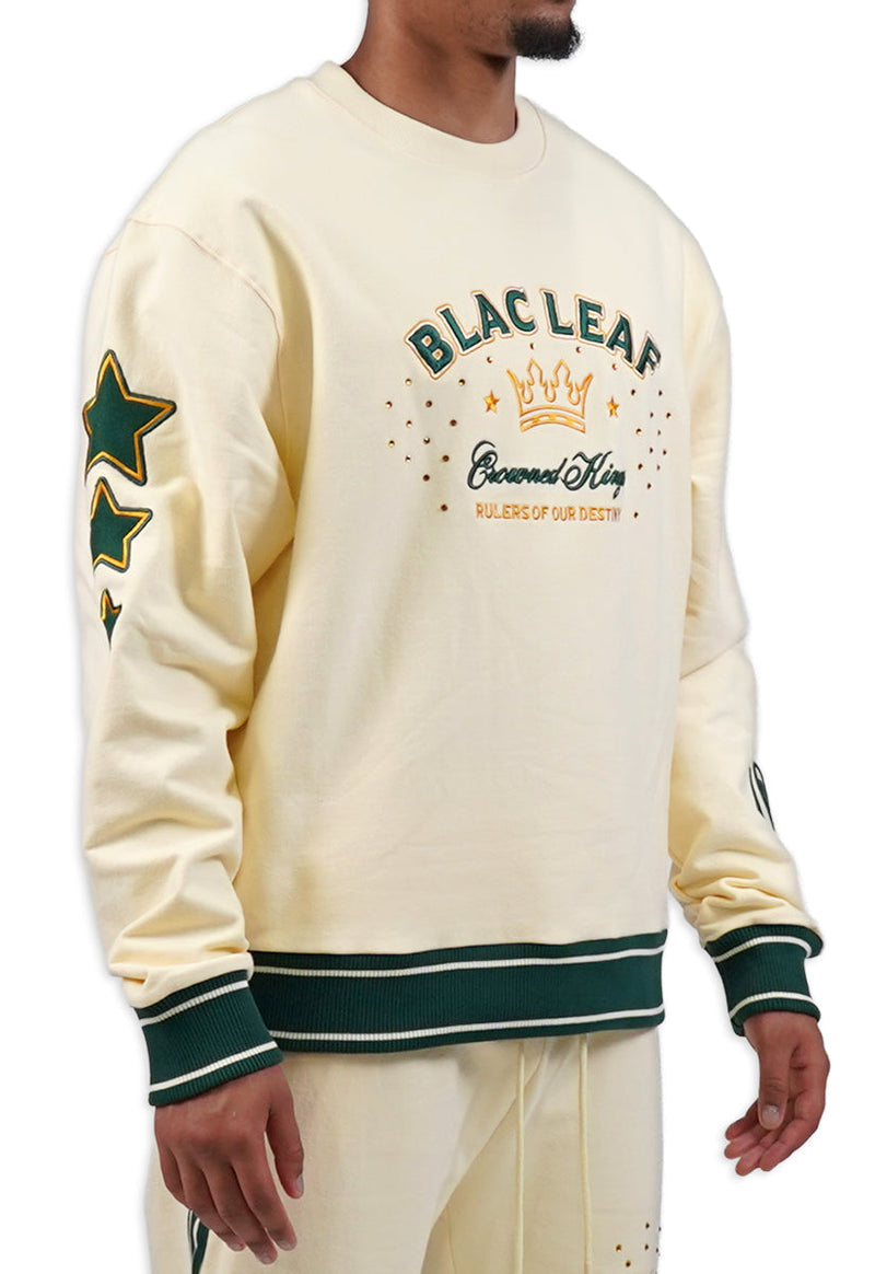 CROWNED KINGS CREWNECK CREAM (sweater)