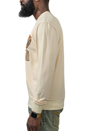 Consistent Progress Patchwork Leaf Crewneck (Smalll & Medium) (sweater)