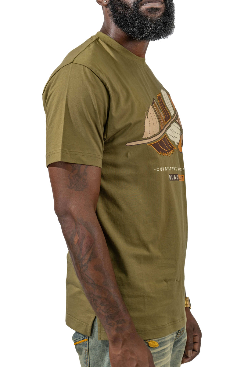 Consistent Progress Patchwork Leaf Shirt (Small)