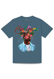 Culture Steel Blue T-Shirt