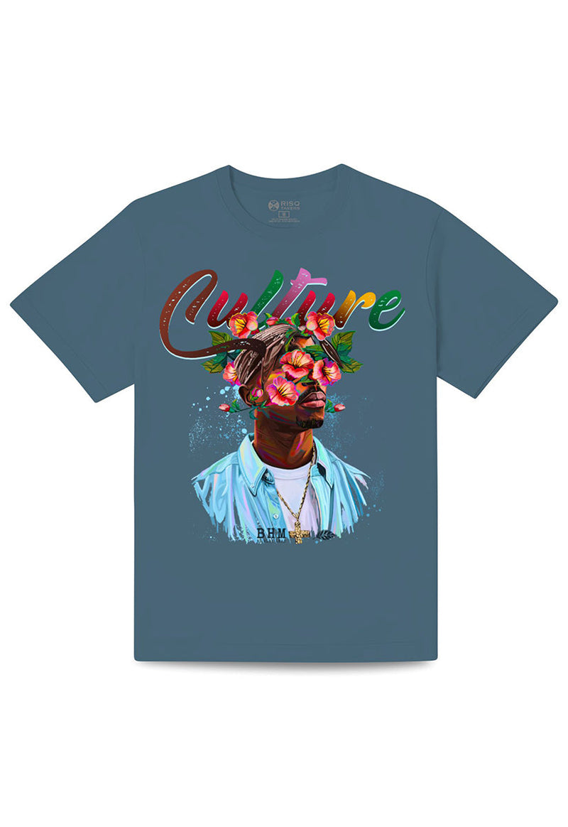 Culture Steel Blue T-Shirt