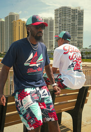 Embracing Life's Journey Shirt, AOP Shorts and Dad Hat Bundle