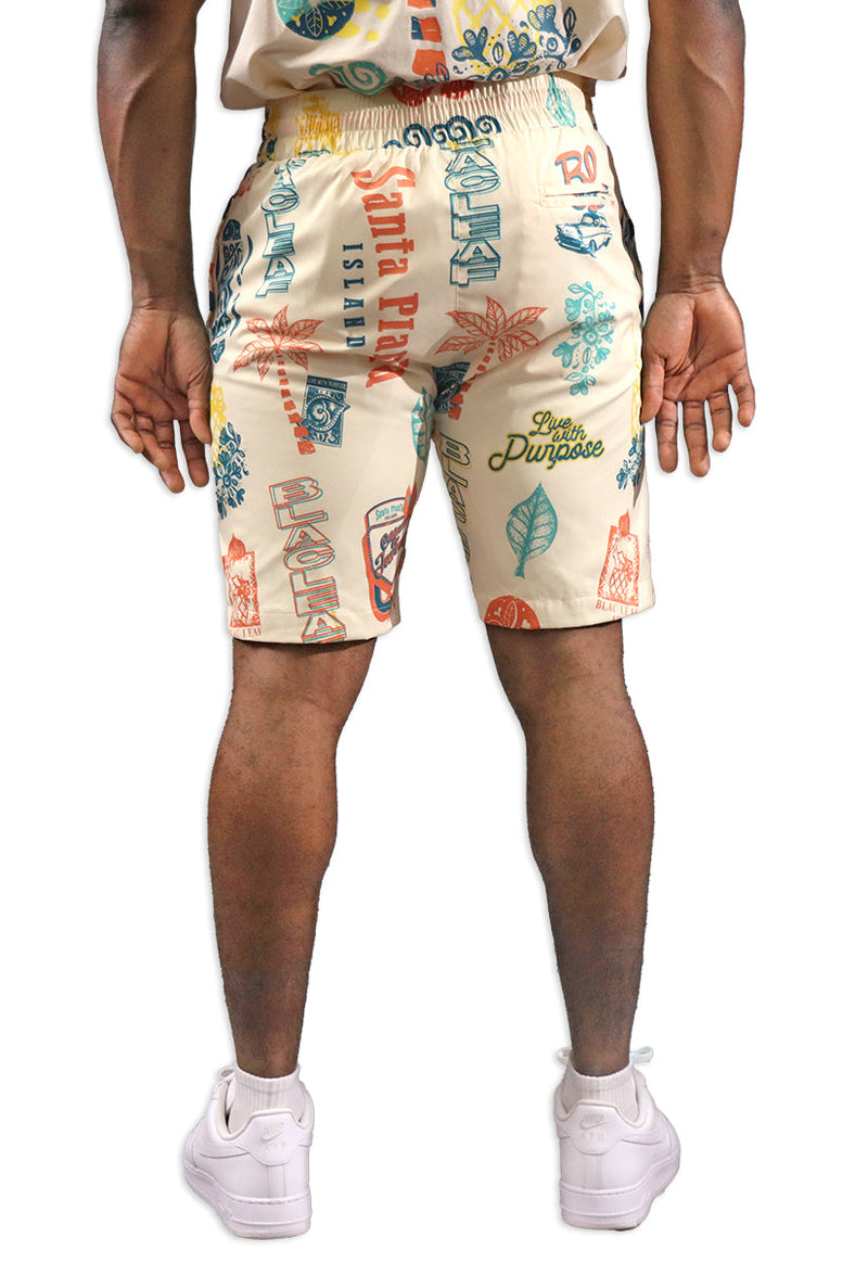 Enjoy Life Shirt, AOP Shorts  and Bucket Hat Bundle
