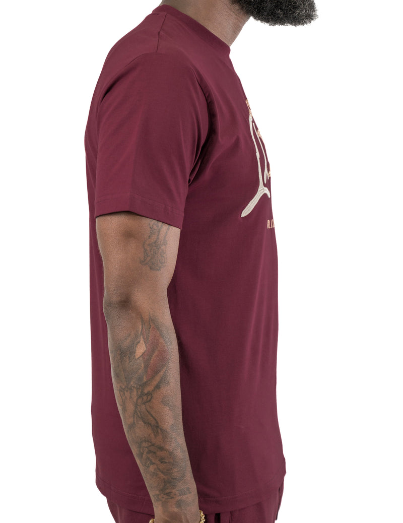 Essential Burgundy Classic Leaf Shirt