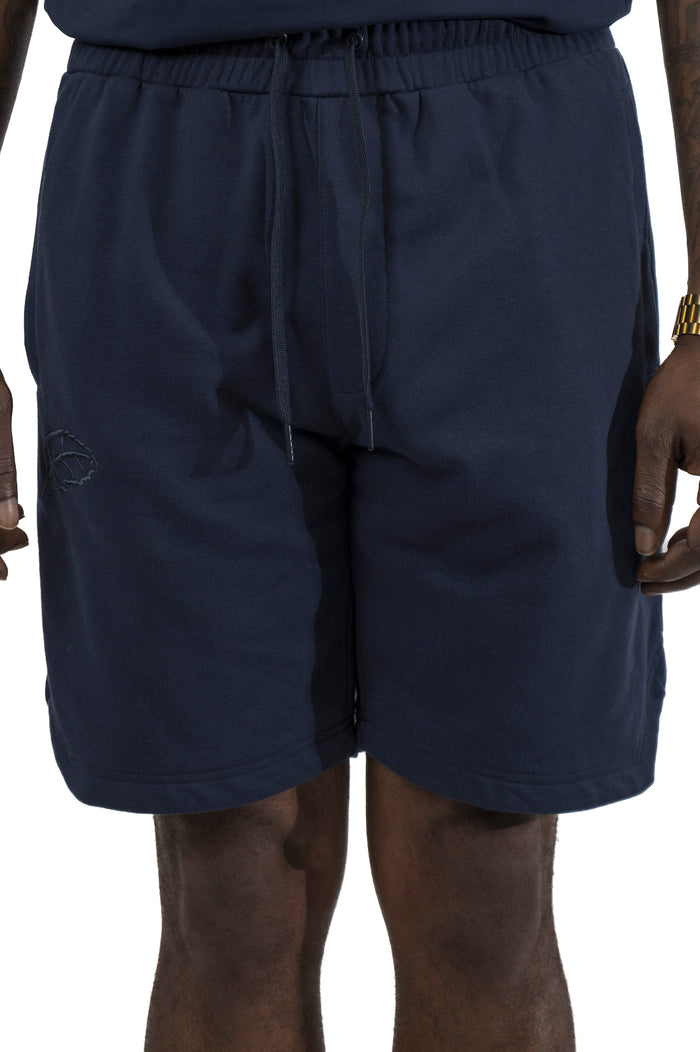 Essential Navy Classic Leaf Shorts (Small, Medium, Large)