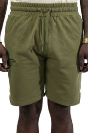 Essential Olive Classic Leaf Shorts