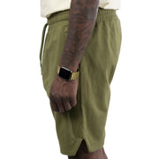 Essential Olive Classic Leaf Shorts