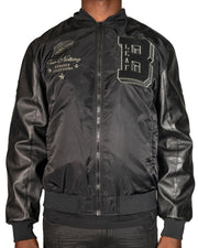 Fear Nothing Vegan Leather Bomber Jacket