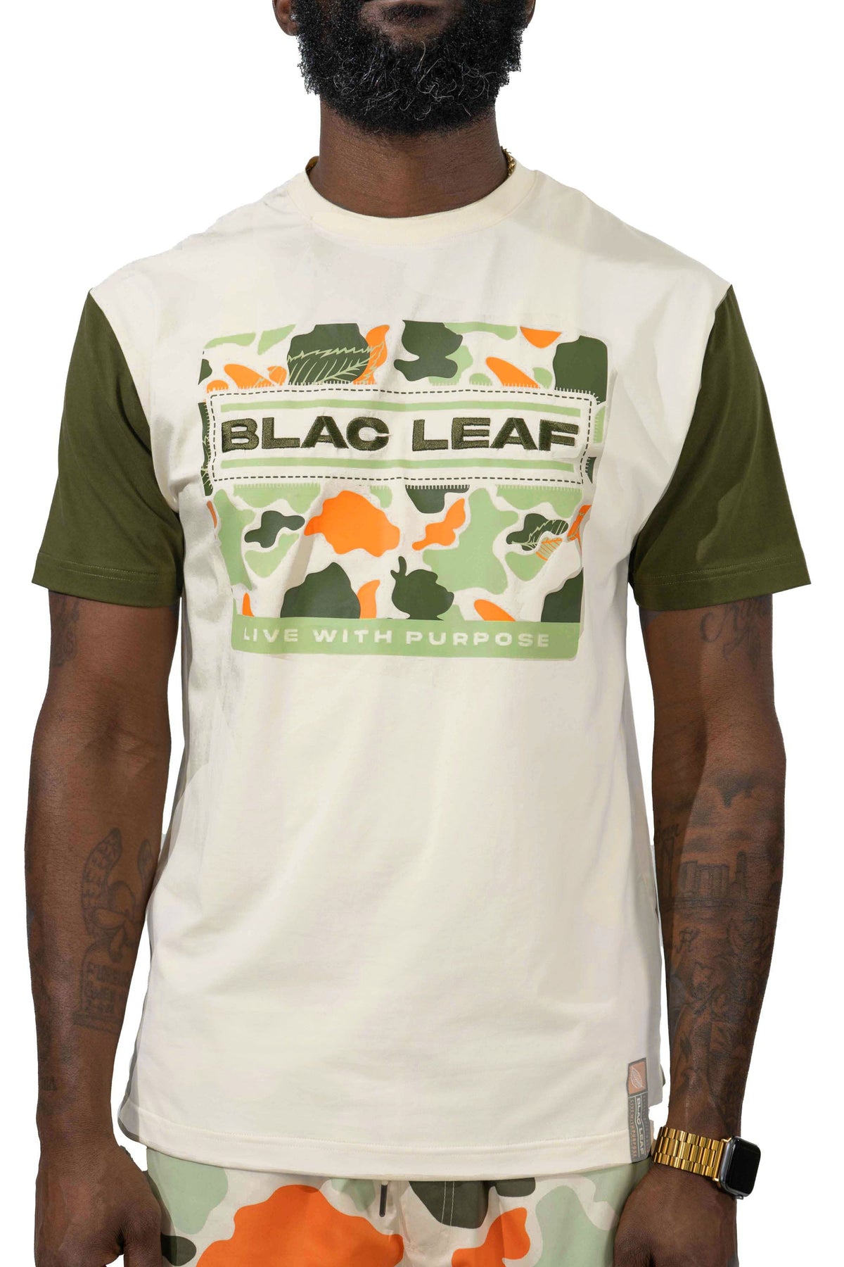 Go Outside Camo Panel Shirt (Small)