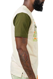 Go Outside Camo Panel Shirt (Small)