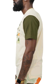 Go Outside Camo Panel Shirt (Small)