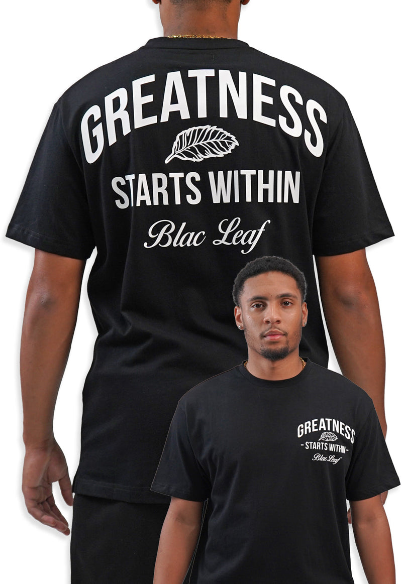 Greatness Starts Within Shirt Black