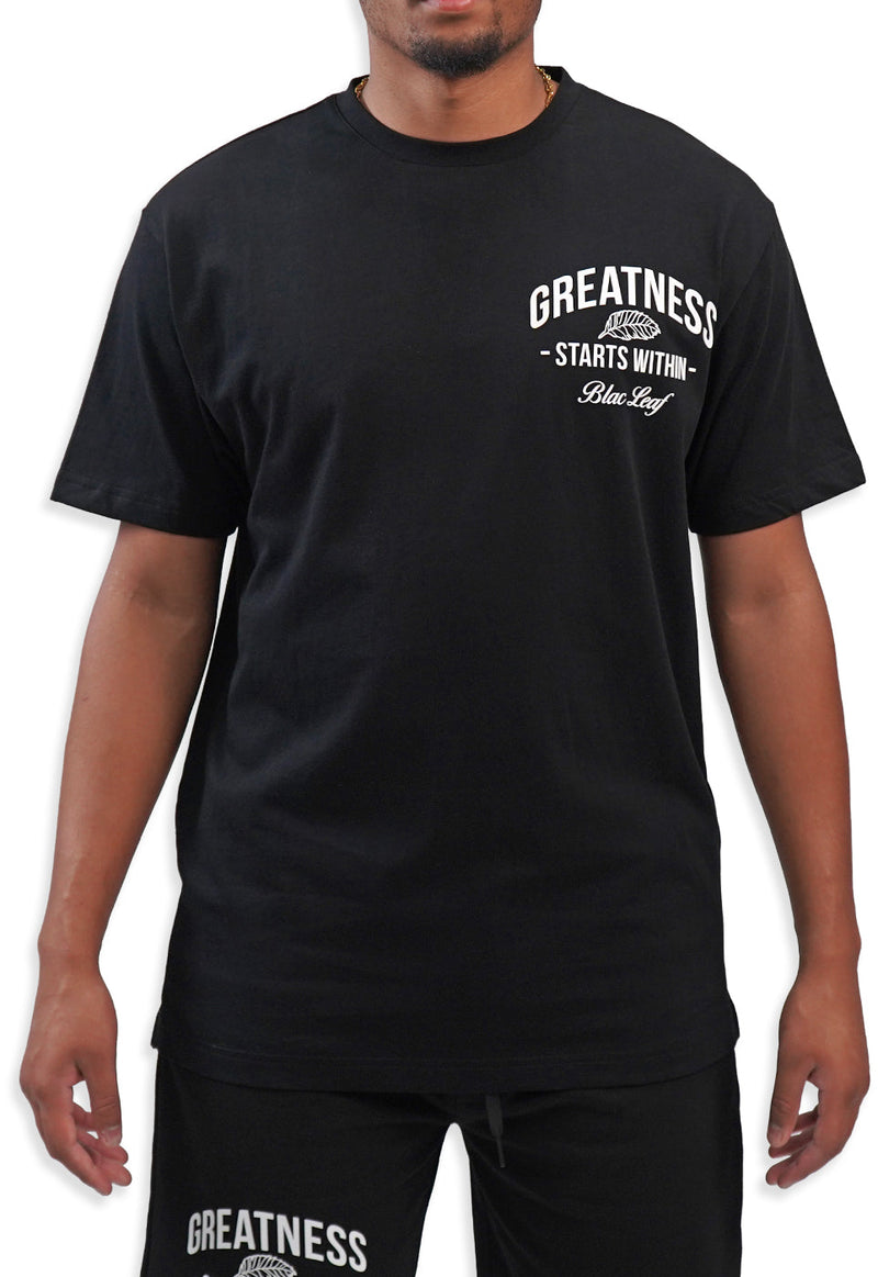 Greatness Starts Within Shirt Black