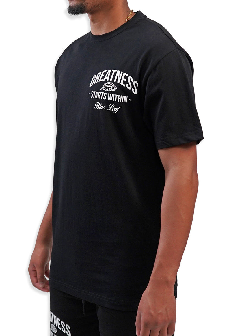 Greatness Starts Within Shirt Black