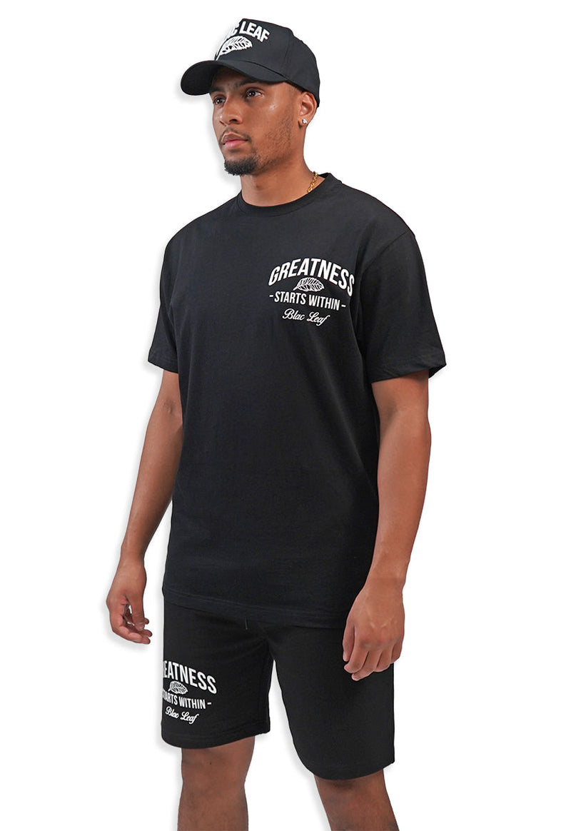 Greatness Starts Within Shirt Black