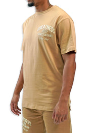 Greatness Starts Within Shirt Khaki