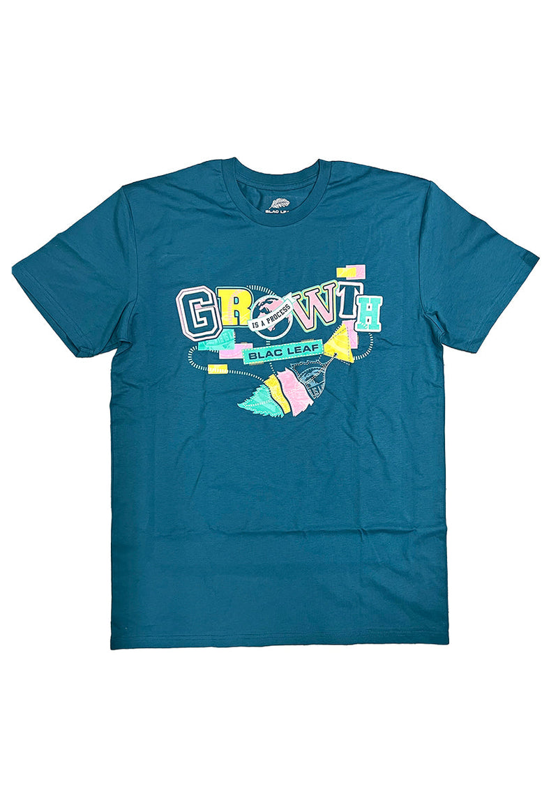Growth Letter College T-Shirt Dark Teal