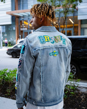 Growth Patchwork Denim Jacket