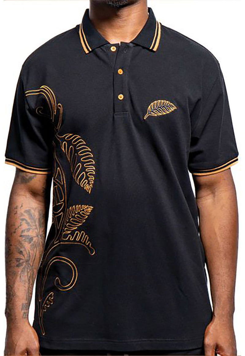 Ornate Premium Embroidered Polo Top