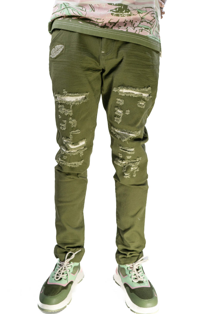 Paradise Garden Twill Denim