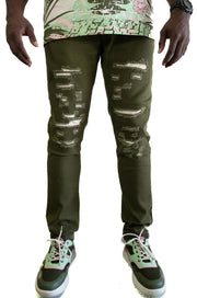 Paradise Garden Twill Denim
