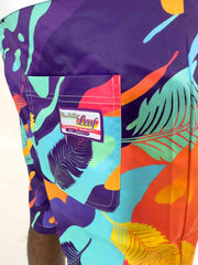 Purple Lava Nylon Shorts