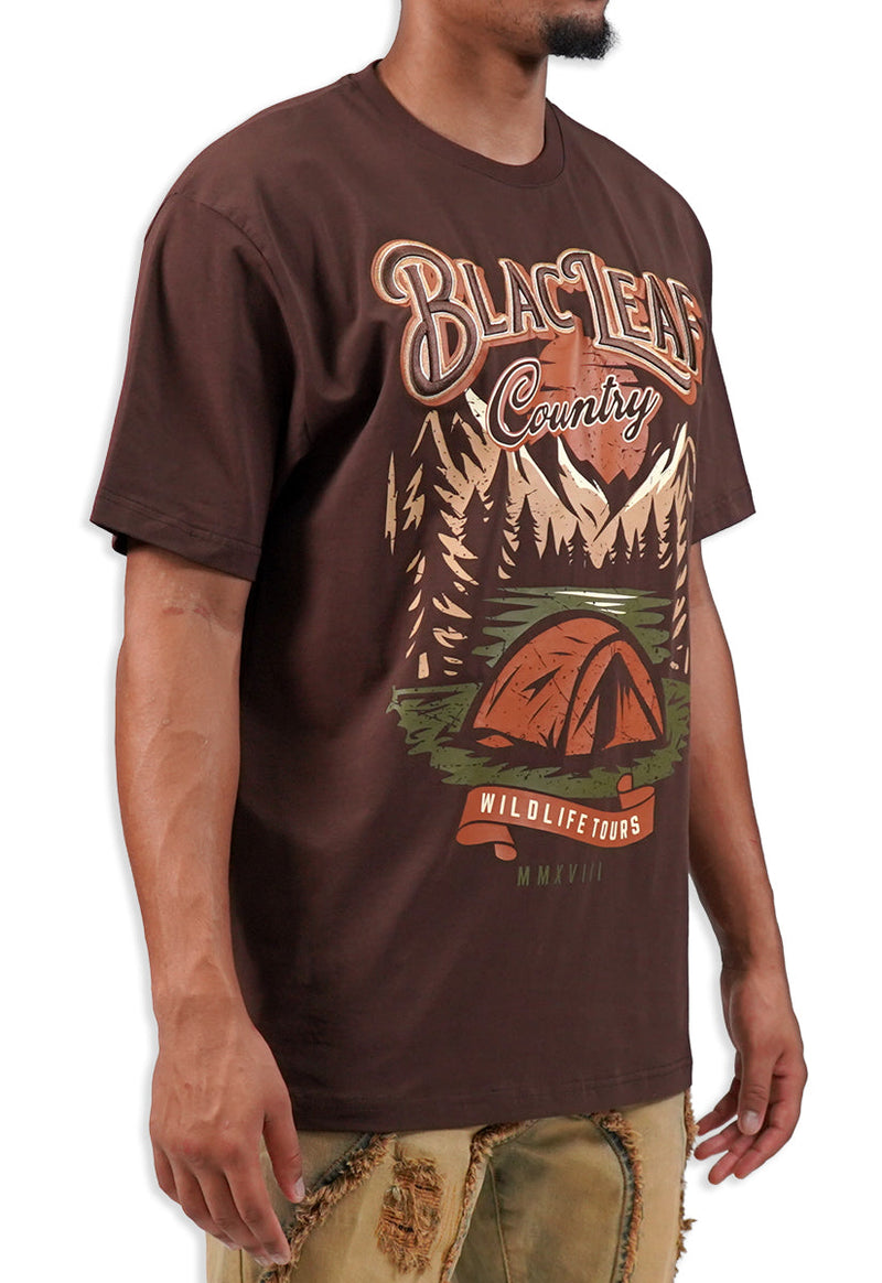 ROAM FREE T-SHIRT BROWN