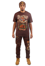 ROAM FREE T-SHIRT BROWN