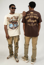 ROAM FREE T-SHIRT BROWN