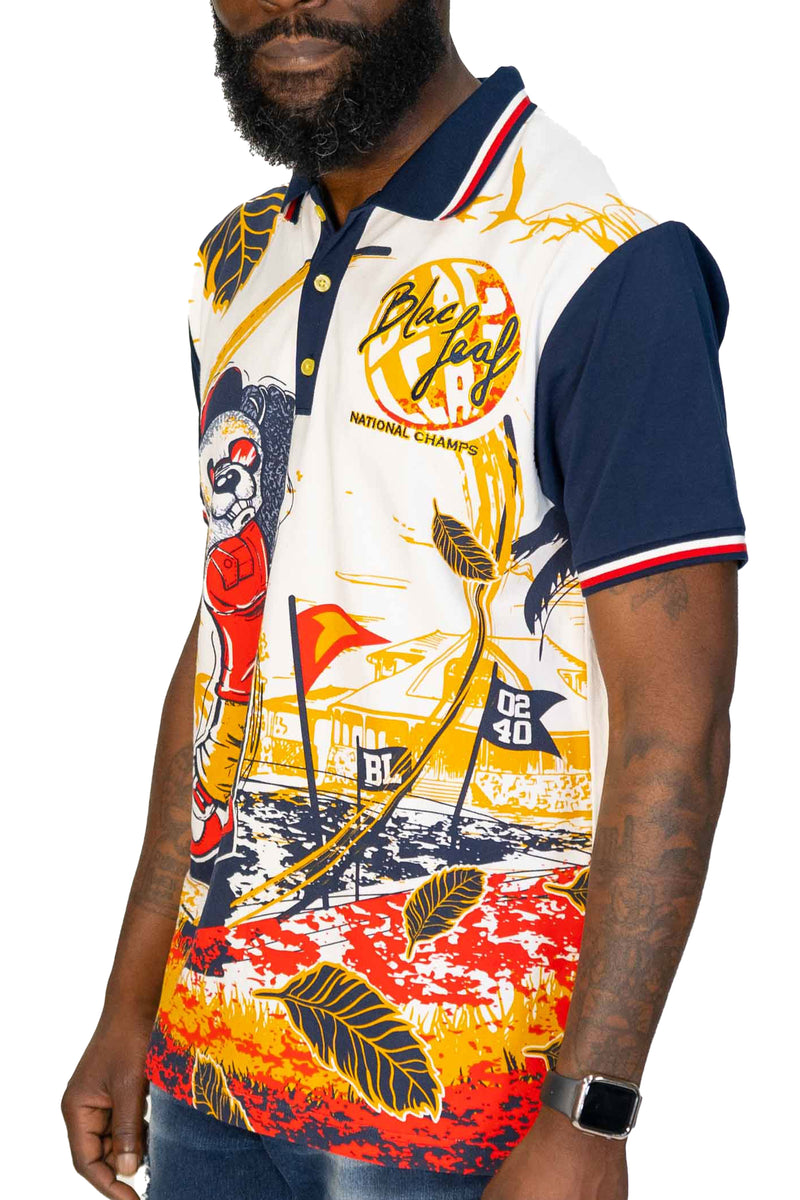 Smitty Wood Polo Shirt (Small & Large)