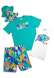 Soar Beyond Limits T-Shirt, Leaf Magnificent T-Shirt, AOP Shorts and Bucket Hat Bundle